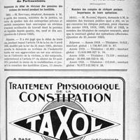 0548 - Page LI-853 - Documents officiels. A l’officiel. Création d’une médaille des assurances sociales / Réponses des Ministres aux questions des Parlementaires. Suspension du délai de révision des pensions des victimes du travail pendant les hostilités / Nombre des comptes de chèques postaux. Importance de leurs opérations