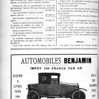0593 - Page 918-XXX - Correspondance. L’impôt sur les bénéfices de guerre peut-il être déduit du revenu imposable ? / Rachat de la rente d’une victime du travail