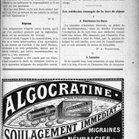 0604 - Page IX-933 - Correspondance. Accident du travail causé par un tiers / Les médecins exempts de la taxe de séjour. A Bourbonne-les-Bains / A Lamalou