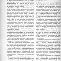 0617 - Page 952 - Partie scientifique. L’Actualité Scientifique. La Presse. Les injections intra-musculaires de lait et la vaccinothérapie dans la blennorrhagie [(Presse Méd, 13 janv. 1923)] / La phlébite précoce des tuberculeux pulmonaires [Paris méd, 6 janv. 1923)]
