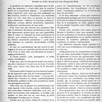 0635 - Page 986 - Partie professionnelle. Comptes rendus, documents, pièces officielles…. C. t. I.. Communication à la Semaine professionnelle des Travailleurs intellectuels relative au droit de suite sur leurs logements, à accorder aux locataires exerçant une profession libérale ou des fonctions publiques, par Me Louis Sarran