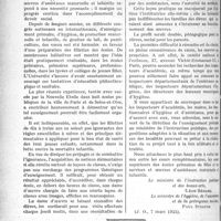 0639 - Page 994 - Partie professionnelle. Comptes rendus, documents, pièces officielles…. C. t. I.. Circulaire relative à l’enseignement pratique de la puériculture dans les écoles primaires de filles / Reportage professionnel. Nouvelles et Informations. Clinique médicale de l’Hôtel-Dieu