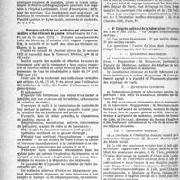 0643 - Page 998 - Partie professionnelle. Reportage professionnel. Nouvelles et Informations. Clinique médicale de l’Hôtel-Dieu / Clinique thérapeutique / Recommandations aux médecins qui soignent des mutilés et des réformés de guerre / Le Contribuable français / Douze jours d’autobus en Corse / Ve Congrès national de la tuberculose