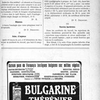 0644 - Page XLIII-1001 - Correspondance. Assurance du chauffeur d’un médecin / Application du Tarif Breton. Dilatation de l’oesophage / Soins d’urgence / Vaccins bactériens