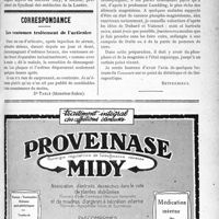0656 - Page V-1017 - Demandes et offres / Syndicat médical de la Lozère / Correspondance. Les ventouses traitement de l’urticaire / A propos du maïs
