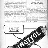 0659 - Page 1020-VIII - Correspondance. L’entrée à MAD pour les anciens membres / Accident à un ouvrier des Ponts et Chaussées