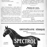 0660 - Page IX-1021 - Correspondance. Accident à un ouvrier des Ponts et Chaussées / Honoraires des experts au Tribunal des pensions