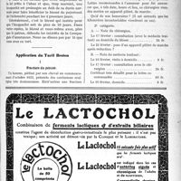 0708 - Page XLVII-1097 - Correspondance. Indemnité temporaire d’un blessé du travail / Application du Tarif Breton. Fracture du péroné