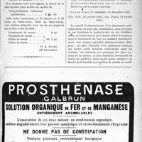0712 - Page LI-1101 - Note de pratique quotidienne. Traitement et régime de l’hyperchlorhydrie / Jurisprudence. Louage d’ouvrage et de services. — louage de services. — fin et résolution du contrat. — médecin-chef d’un dispensaire anti-tuberculeux. — unité de traitement imposée à ce médecin pour tous les malades. — atteinte aux droits et obligations de la profession. — refus d’observer dette prescription. — révocation injustifiée. — menaces et calomnies proférées par le médecin. — motif de révocation légitime [Dr Paul Boudin]