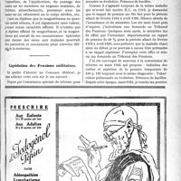 0724 - Page IX-1117 - Correspondance. Exercice de la médecine par une magnétiseuse / Liquidation des Pensions militaires