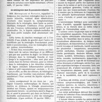 0741 - Page 1142 - Partie scientifique. L'Actualité Scientifique. La Presse. La diathermie dans la lithiase biliaire [(Presse méd, 17 janvier 1923)] / Le méningisme dans la pneumonie infantile [(Lyon médical, 10 janvier 1923)] / L’acidose [(La Prat. médico-chirg. janvier 1923)]