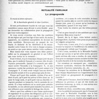 0759 - Page 1172 - Partie professionnelle. Comptes rendus, documents, pièces officielles…. Médecine sociale. La lutte pour l’existence de la profession médicale en Allemagne, par le Dr Ludwig Stettenheim, (Traduit par E. Wennagel) / Mutualité familiale. La propagande