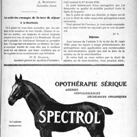 0782 - Page VII-1203 - Correspondance. Impôt sur le revenu / Les médecins exempts de la taxe de séjour. A la Bourboule / A Vittel / Cession de prorogation de bail