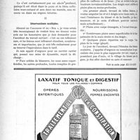 0787 - Page 1208-XII - Correspondance. Application du Tarif Breton. Incision d’anthrax / Interventions multiples