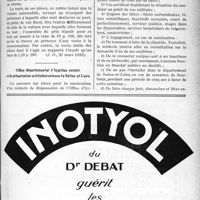 0832 - Page XLVII-1277 - Documents officiels. Réponses des ministres aux questions des Parlementaires. Définition des pièces détachées d’automobiles non soumises à la taxe de luxe de 100/0 / Office départemental d’hygiène sociale et de préservation antituberculeuse de Saône-et-Loire