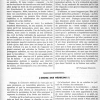 0875 - Page 1342 - Partie professionnelle. Travaux Originaux. Le « tiers-payant » et la fédération médicale Parisienne [Dr Fernand Decourt] / L’ordre des médecins [A. Gassot]
