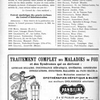 0901 - Page 1378-VI - Le sou médical. Les services qu’il rend / Extrait analytique des procès-verbaux du Conseil d’Administration
