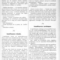 0924 - Page 1413 - Partie scientifique. Revue Générale. Opothérapie et endocrinologie, par G. Fischer. Insuffisance hépatique / Insuffisance rénale / Insuffisance cardiaque