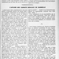 0992 - Page 1519 - Partie professionnelle. Travaux Originaux. L’organisation de la protection des enfants du premier âge dans les départements du Bas-Rhin et du Haut-Rhin, par le Docteur P. Rohmer. Rapports des visiteuses avec l'administration / L’affaire des carnets médicaux de Marseille [G. Duchesne]
