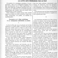 0999 - Page 1528 - Partie professionnelle. Travaux Originaux. Chronique de la mutualité. Frais de gestion [Dr Vimont] / La lutte anti-vénérienne par le film. Documents sur le fléau syphilitique et ses conséquences individuelles et sociales [G. Duchesne]