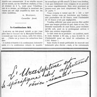1016 - Page IX-1553 - Correspondance. L’impôt sur le revenu et les opérations de bourse / Le Combinaison MA