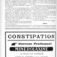 1017 - Page 1554-X - Correspondance. Le Combinaison MA / Assistance obligatoire aux Femmes en couches. Certificat médical pour recevoir l’allocation