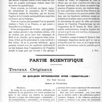 1023 - Page 1562 - Propos du Jour. Le manque de plan et de méthode dans les luttes d’hygiène sociale. La lutte contre la syphilis : L’affaire de l’Institut prophylactique [J. Noir] / Partie Scientifique. Travaux Originaux. De quelques métrorragies dites « essentielles », par Paul Dalché