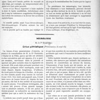 1030 - Page 1577 - Partie Scientifique. Travaux Originaux. De quelques métrorragies dites « essentielles », par Paul Dalché / Neurologie, M. le Pr Babinski. Crise pithiatique (Présentation de malade)