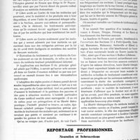 1057 - Page 1626 - Partie Scientifique. Comptes rendus, documents, pièces officielles.... Hygiène sociale. Lutte contre les affections vénériennes, par le Dr Ott / Reportage Professionnel. Nouvelles et Informations. Hôpital Saint-Joseph