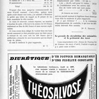 1065 - Page 1636-LIV - Correspondance. Application du Tarif Maginot. Amputation illégitime... sur une note d’honoraires / Le permis de circulation des automobiles et le paiement des taxes