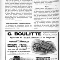 1075 - Page 1650-X - Correspondance. Droit de l’inspecteur des enfants du premier âge / Amortissement des frais d’installation