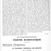 1079 - Page 1656 - Propos du Jour. Une offensive contre nos villes d’eaux. Une singulière circulaire anonyme [J. Noir] / Partie Scientifique. Travaux Originaux. Le traitement chirurgical des sinusites, par P. Truffert