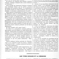 1093 - Page 1678 - Partie Scientifique. Travaux Originaux. Héliothérapie et tuberculose pulmonaire, par MM. Dr R. Hervé et Dr P. Roussel / Les types humains et la médecine