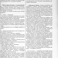 1116 - Page 1713 - Partie Professionnelle. Reportage Professionnel. Nouvelles et Informations. Médecine opératoire spéciale / Oeuvres d'enfance du bastion 42, boulevard Bessières / Les médecins poètes / Centenaire de Pasteur