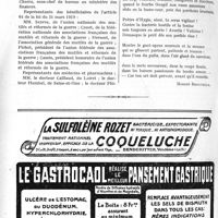 1127 - Page 1726-LII - Documents officiels. A l’officiel. Commission supérieure de surveillance et de contrôle des soins médicaux, chirurgicaux et pharmaceutiques aux pensionnés de guerre / Anthologie médicale. Prévoir !