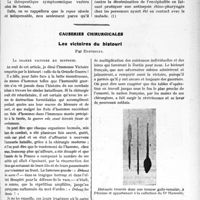 1148 - Page 1755 - Partie Scientifique. Travaux Originaux. L’encéphalite léthargique, par Jacques Decourt / Causeries chirurgicales. Les victoires du bistouri, par Dartigues