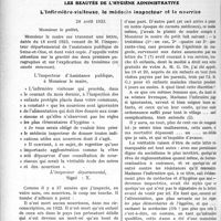 1163 - Page 1782 - Partie Professionnelle. Travaux Originaux. Les beautés de l’hygiène administrative. L’Infirmière-visiteuse, le médecin inspecteur et la nourrice