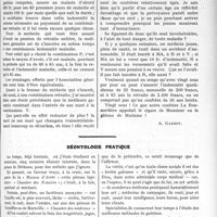 1168 - Page 1793 - Partie Professionnelle. Travaux Originaux. Mutualité familiale. Quelques considérations sur la Pension de retraite [A. Gassot] / Déontologie pratique [Dr Galand]