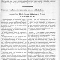 1172 - Page 1797 - Partie Professionnelle. Travaux Originaux. Mutualité familiale. A propos d’une rédaction singulière de certaines ordonnances à morphine. Réflexions pratiques, par M. G. Pégurier / Comptes rendus, documents, pièces officielles.... Association Générale des Médecins de France