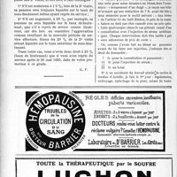 1235 - Page 1878-XXX - Bulletin de souscription. Pensions militaires / Application du Tarif Breton. Incision renouvelée d’un même panaris