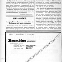 1291 - Page 1972-L - Inauguration du Musée Landouzy / Jurisprudence. Les propharmaciens sont assujettis à la vérification des poids et mesures