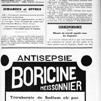 1298 - Page V-1985 - Membres du Concours exerçant dans les Stations Thermales / Demandes et offres / Correspondance. Blessés du travail appelés sous les drapeaux