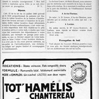 1302 - Page IX-1989 - Correspondance. Base de la patente / Les médecins exempts de la taxe de séjour. A Saint-Honoré-les-Bains (Nièvre) / A Ax-les-Thermes / A Luchon / Prorogation de bail