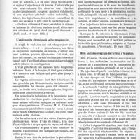 1323 - Page 2022 - Partie Scientifique. L’Actualité Scientifique. La Presse. Traitement des infections urinaires à colibacilles par le bactériophage de d’Hérelle [(Bull. méd, 10 mars 1923)] / L’entérocolite chronique à selles muqueusées [(La Consultation, mars 1923)] / La dysménorrhée et son traitement symptomatique [(Presse méd, 10 mars 1923)] / Rôle antihémorragique de l’extrait d’hypophyse [(Paris médical, 1er mars 1923)]