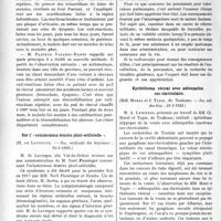 1325 - Page 2026 - Partie Scientifique. L’Actualité Scientifique. Les Sociétés Savantes. Paris. Désensibilisation par cuti-réactions répétées, (Société méd. des hôp. ; 16-3-1923) / Sur l'"ectodermose érosive pluri-orificielle", (Soc. médicale des hôpitaux ; 23-3-1923) / La tuberculose dans les centres militaires de réforme, (Société médicale des hôpitaux, 16-3-1923) / Epithélioma vésical avec adénopathie sus-claviculaire, (Soc. méd. des hôp. ; 23-3-1923) / La prophylaxie de la rougeole par le sérum de convalescent, (Soc. méd. des hôp. ; 23-3-1923)