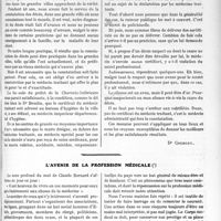 1340 - Page 2051 - Partie Professionnelle. Travaux Originaux. Constatations de décès [Dr Courgey] / L’avenir de la profession médicale [Dr L. Dejace]