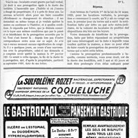 1408 - Page XLIII-2153 - Correspondance. Etat antérieur dans les accidents du travail / Point de départ de la prorogation de bail