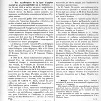 1519 - Page 2332 - Partie Professionnelle. Reportage professionnel. Nouvelles et informations. Une manifestation de la ligue d’hygiène mentale au grand amphithéâtre de la Sorbonne / Mariage / Nécrologie. [ docteur L. Grellety]