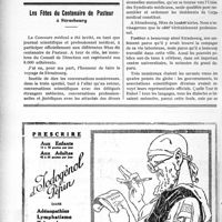1525 - Page 2340-L - Note de médecine pratique. Vaccinations esthétiques et inesthétiques / Les Fêtes du Centenaire de Pasteur à Strasbourg