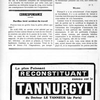 1537 - Page 2358-X - Diététique. De l’utilité de la pellicule et des pépins, dans la cure de raisins / Correspondance. Durillon forcé accident du travail